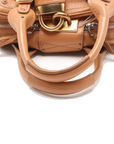Pre-Loved Paddington Handbag Leather with Aged Gold Hardware, Tan