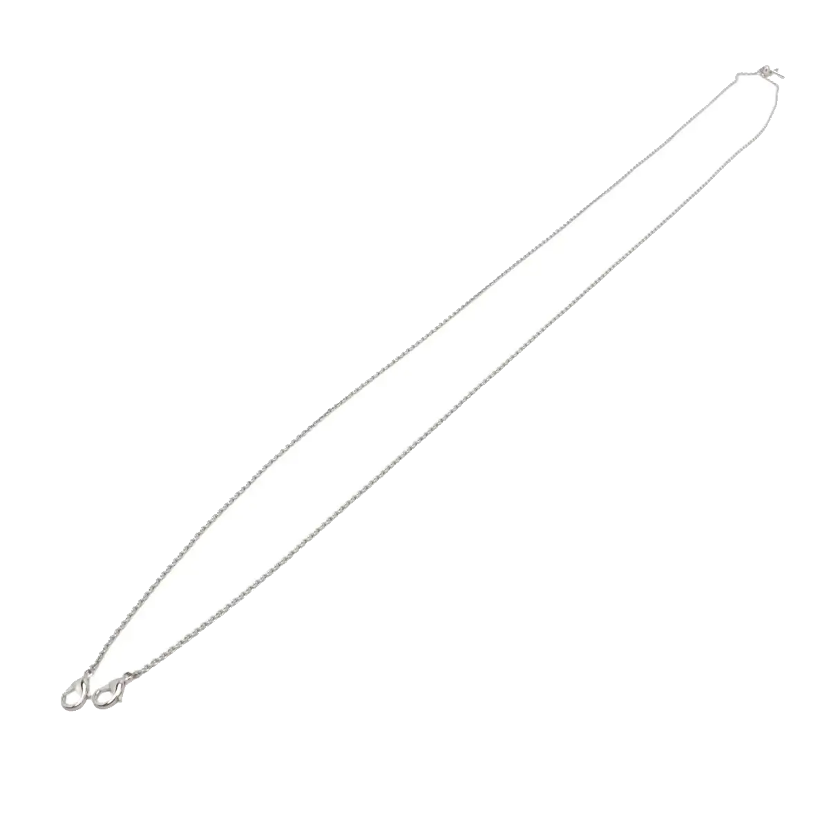 Pre-Loved Baguette Crossbody Bag Monogram Canvas Nano with Silver Hardware, White and Black