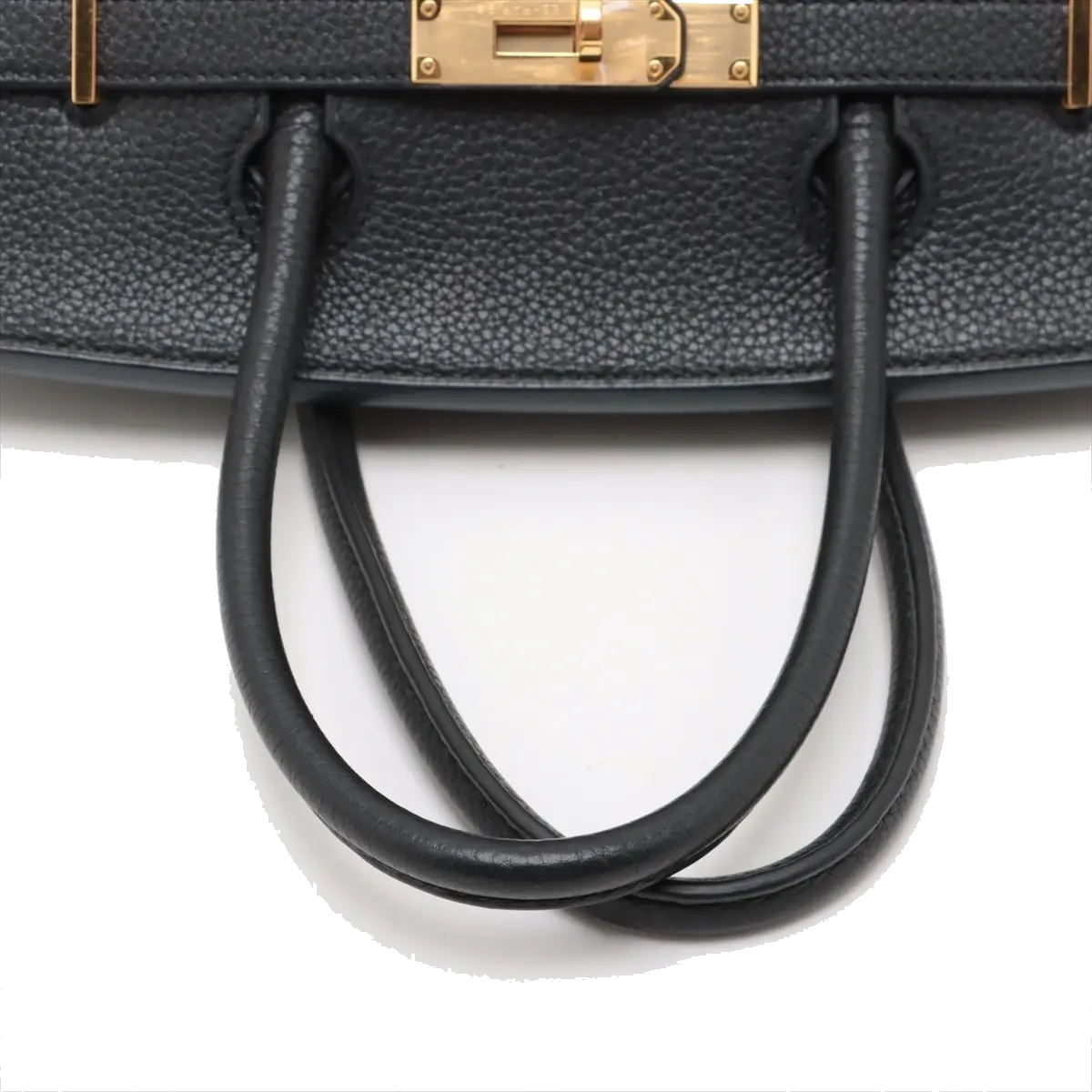 Pre-Loved Birkin Handbag Leather with Gold Hardware 30, Black
