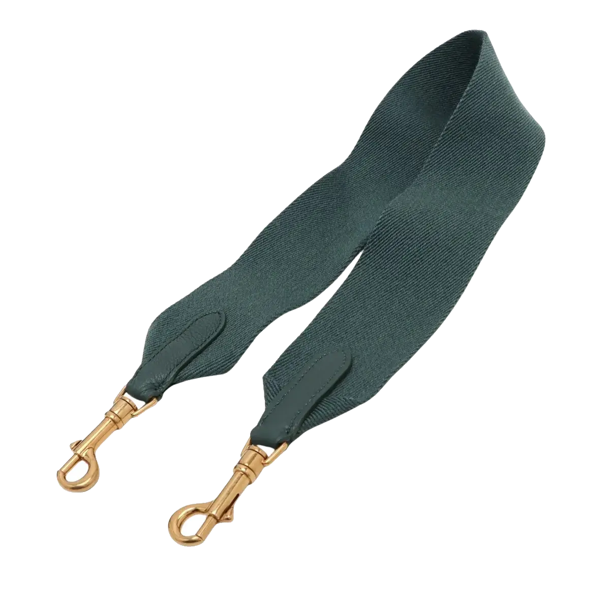Pre-Loved Sangle Bucket Bag Leather Small with Gold Hardware, Green
