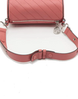 Pre-Loved Blondie Mini Barrel Shoulder Bag Leather Mini with Silver Hardware, Pink