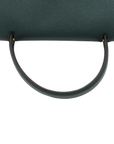 Pre-Loved Belt Bag Handbag Leather Micro with Gold Hardware, Green