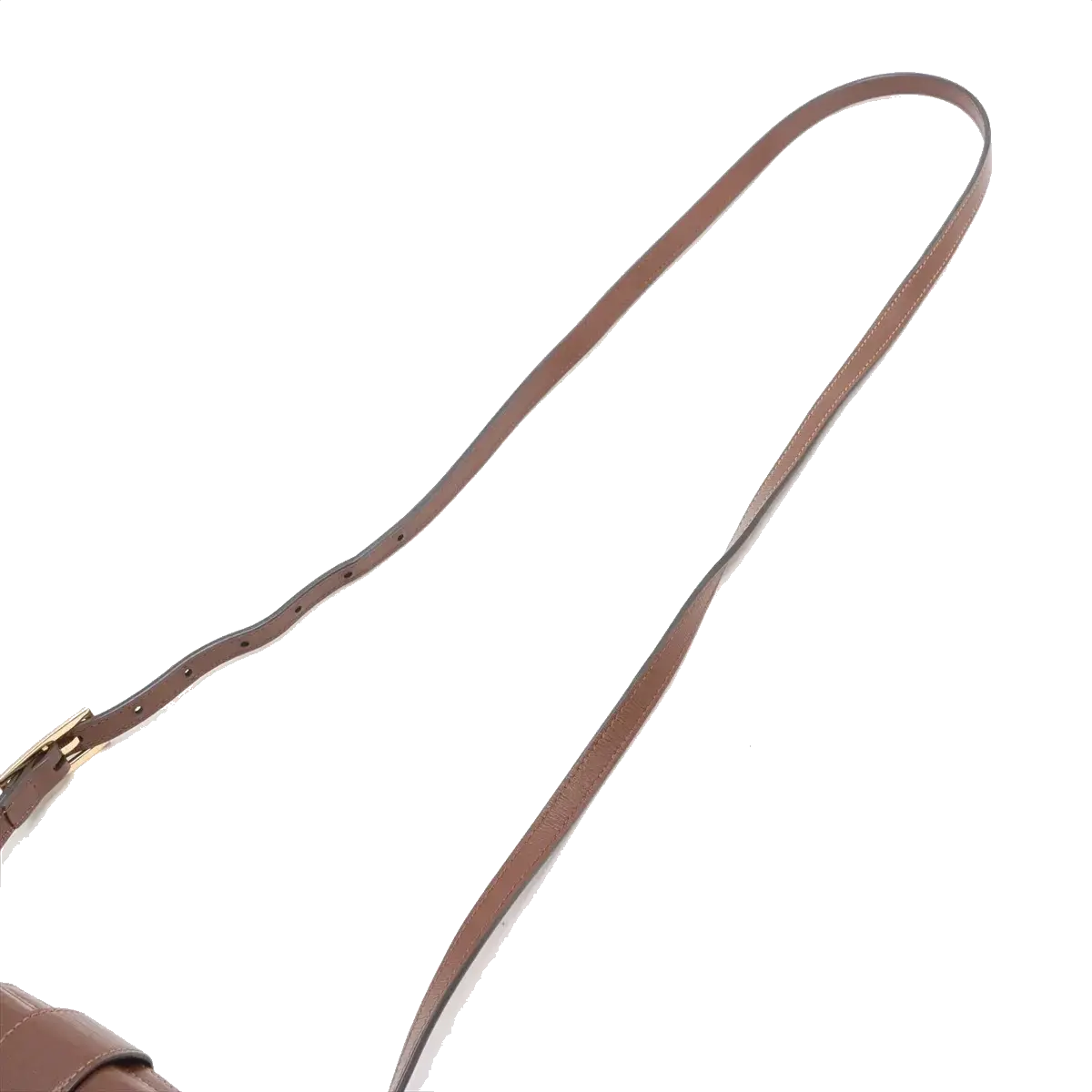Pre-Loved GG Supreme Crossbody Bag Monogram Coated Canvas Mini with Gold Hardware, Beige/Brown