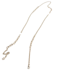 Pre-Loved Lady Dior Wallet on Chain Cannage Leather with Gold Hardware, Black