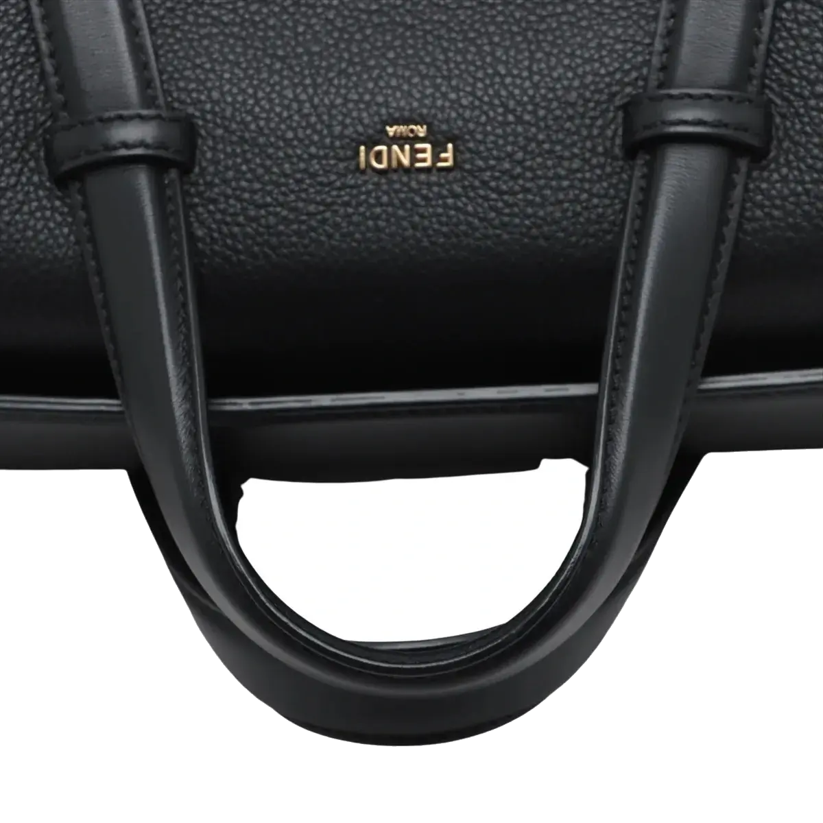 Pre-Loved Lui Bag Handbag Leather with Gold Hardware, Black
