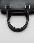 Pre-Loved Pont Neuf Handbag Leather PM with Gold Hardware, Black