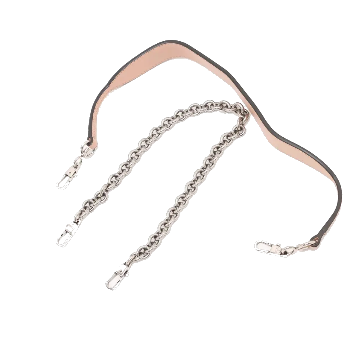 Pre-Loved Horsebit Chain Shoulder Bag Quilted Leather Small with Silver Hardware, Pink