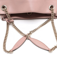 Pre-Loved Soho Shoulder Bag Leather Medium with Gold Hardware, Pink
