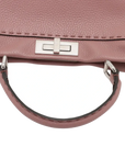 Pre-Loved Peekaboo Handbag Leather with Silver Hardware, Pink