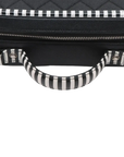 Pre-Loved CC Filigree Vanity Case Shoulder Bag Quilted Leather Medium with Silver Hardware, Black