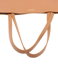 Pre-Loved Puzzle Fold Tote Leather, Tan