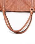 Pre-Loved Guccissima Tote Guccissima Leather with Silver Hardware, Cognac