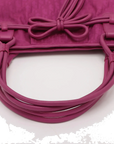 Pre-Loved Diorissimo Tote Oblique Coated Canvas with Silver Hardware, Magenta