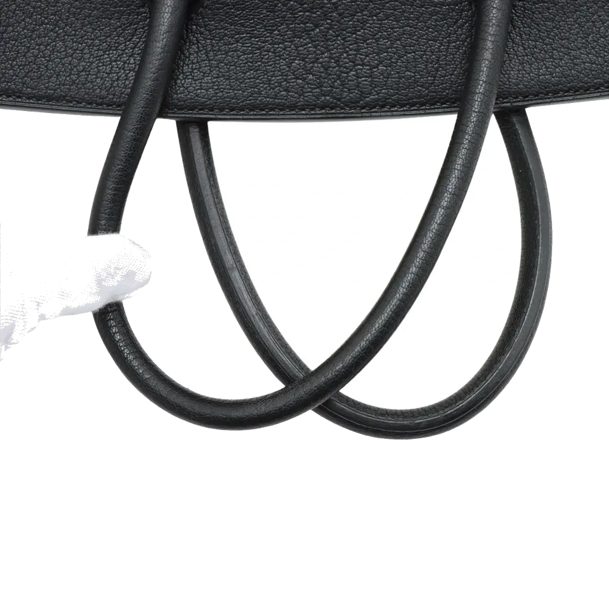 Pre-Loved Birkin Handbag Leather 35 with Gold Hardware, Black