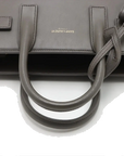 Pre-Loved Sac de Jour Tote Leather Nano with Gold Hardware, Grey