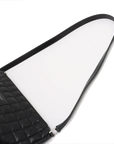 Pre-Loved Quilted Carré Pochette Shoulder Bag Quilted Leather with Silver Hardware, Black