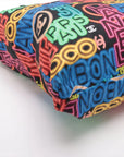 Pre-Owned Chanel Spring/Summer 2021 Silk Graffiti Ready to Fold Tote by Virginie Viard