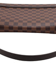 Pre-Loved Tribeca Shoulder Bag Damier Coated Canvas with Gold Hardware, Brown