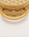 Pre-Loved Petite Boite Chapeau Handbag Goyardine Coated Canvas Mini with Gold Hardware, Yellow