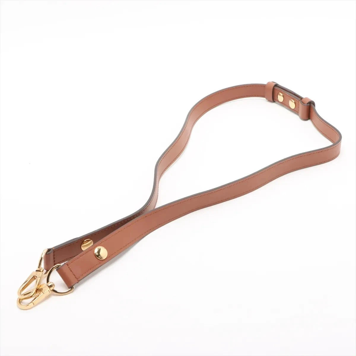 Pre-Loved Dauphine Crossbody Bag Monogram Coated Canvas Mini with Gold Hardware, Brown