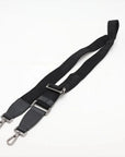 Pre-Loved Hit the Road Crossbody Bag Leather with Silver Hardware, Black