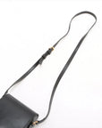 Pre-Loved 1955 Horsebit Crossbody Bag Leather Mini with Gold Hardware, Black