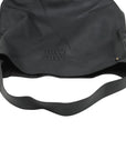 Pre-Loved Nappa Leather Hobo Shoulder Bag Leather with Gold Hardware, Black