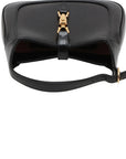 Pre-Loved Jackie 1961 Shoulder Bag Leather Mini with Gold Hardware, Black