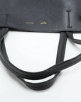 Pre-Loved Cabas Phantom Tote Leather Medium with Gold Hardware, Black