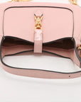 Pre-Loved Jackie 1961 Shoulder Bag Patent Leather Mini with Gold Hardware, Pink