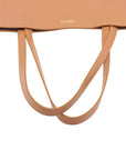 Pre-Loved Puzzle Fold Tote Leather, Tan
