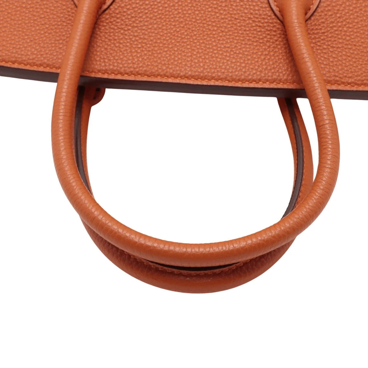 Pre-Loved Birkin Handbag Leather 35 with Palladium Hardware, Orange