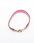 Pre-Loved Moon Side GG Mini Shoulder Bag Monogram Coated Canvas Mini with Gold Hardware, Pink