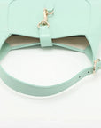 Pre-Loved Jackie Shoulder Bag Leather Small with Gold Hardware, Mint Green