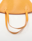 Pre-Loved Saint Jacques Shoulder Bag Leather GM with Gold Hardware, Yellow