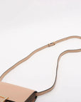 Pre-Loved Fab Crossbody Bag Leather Small with Gold Hardware, Beige