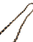 Pre-Loved Sequin Bow Kiss-Lock Bag Shoulder Bag Sequin Mini with Gold Hardware, Black