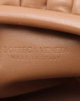 Pre-Loved The Pouch Clutch Leather with Gold Hardware, Camel
