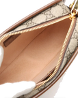 Pre-Loved GG Retro Interlocking G Camera Bag Crossbody Bag GG Supreme Coated Canvas Mini with Gold Hardware, Beige and Ebony