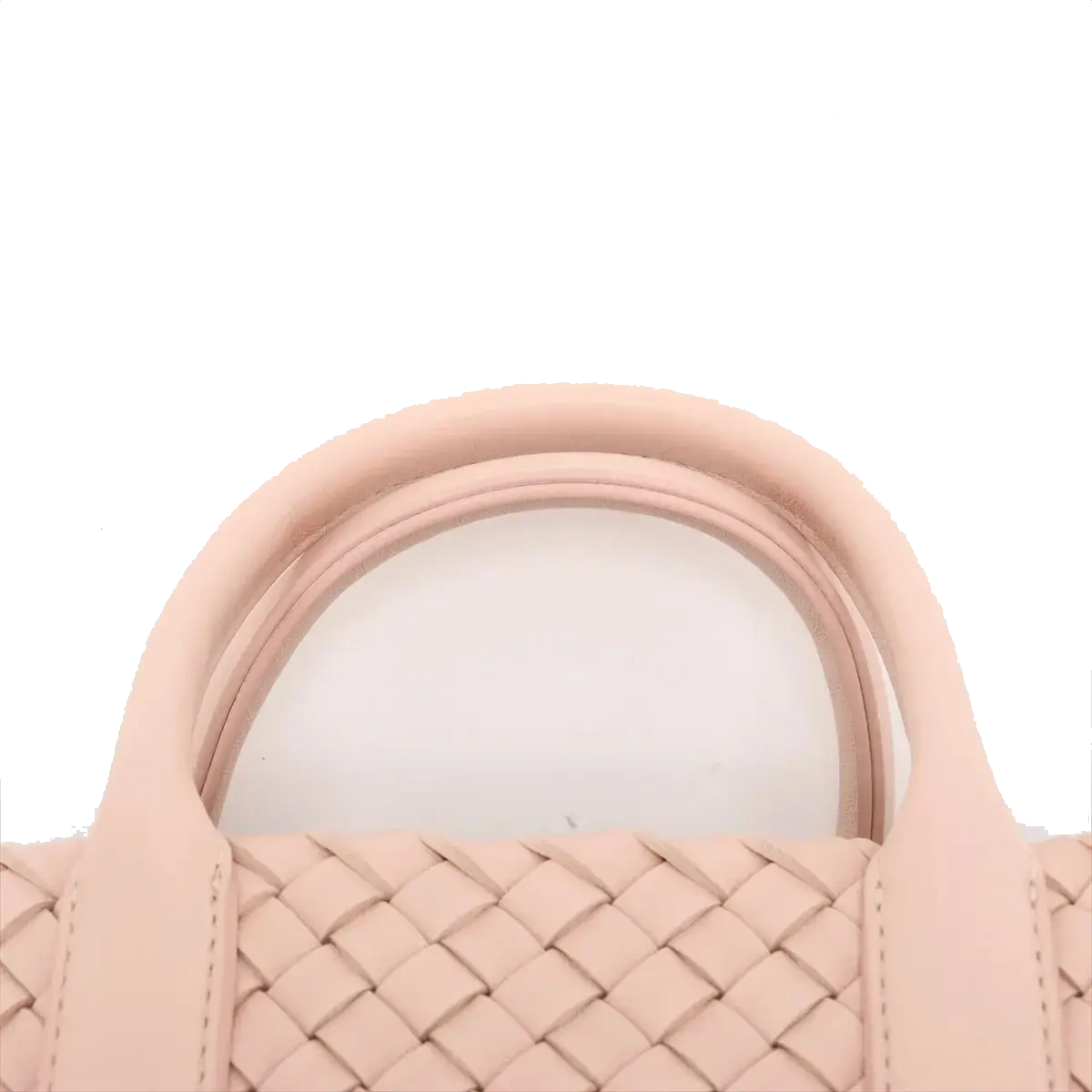 Pre-Loved Cabat Tote Intrecciato Leather Mini with Gold Hardware, Pink