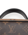 Pre-Loved Vanity PM Handbag Monogram Coated Canvas PM with Gold Hardware, Brown