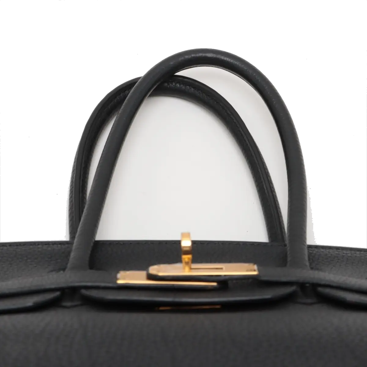 Pre-Loved Birkin Handbag Leather with Gold Hardware 30, Black