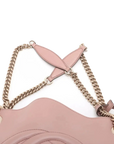 Pre-Loved Soho Shoulder Bag Leather Medium with Gold Hardware, Pink