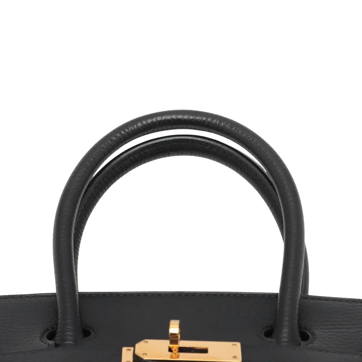 Pre-Loved Birkin Handbag Leather 30 with Gold Hardware, Black