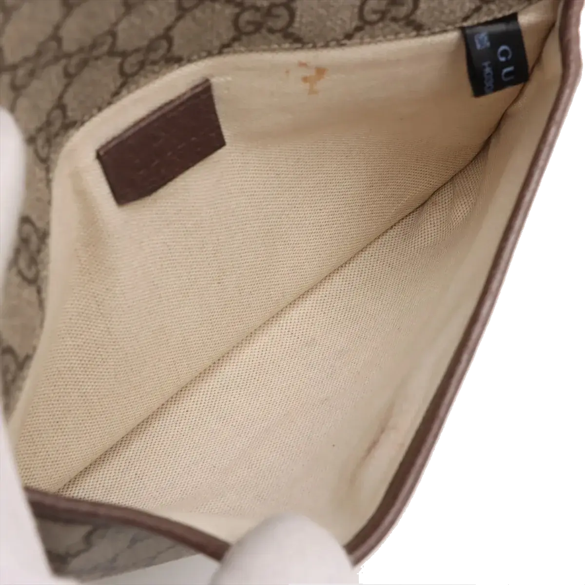Pre-Loved Neo Vintage Belt Bag Monogram Coated Canvas with Gold Hardware, Beige Ebony