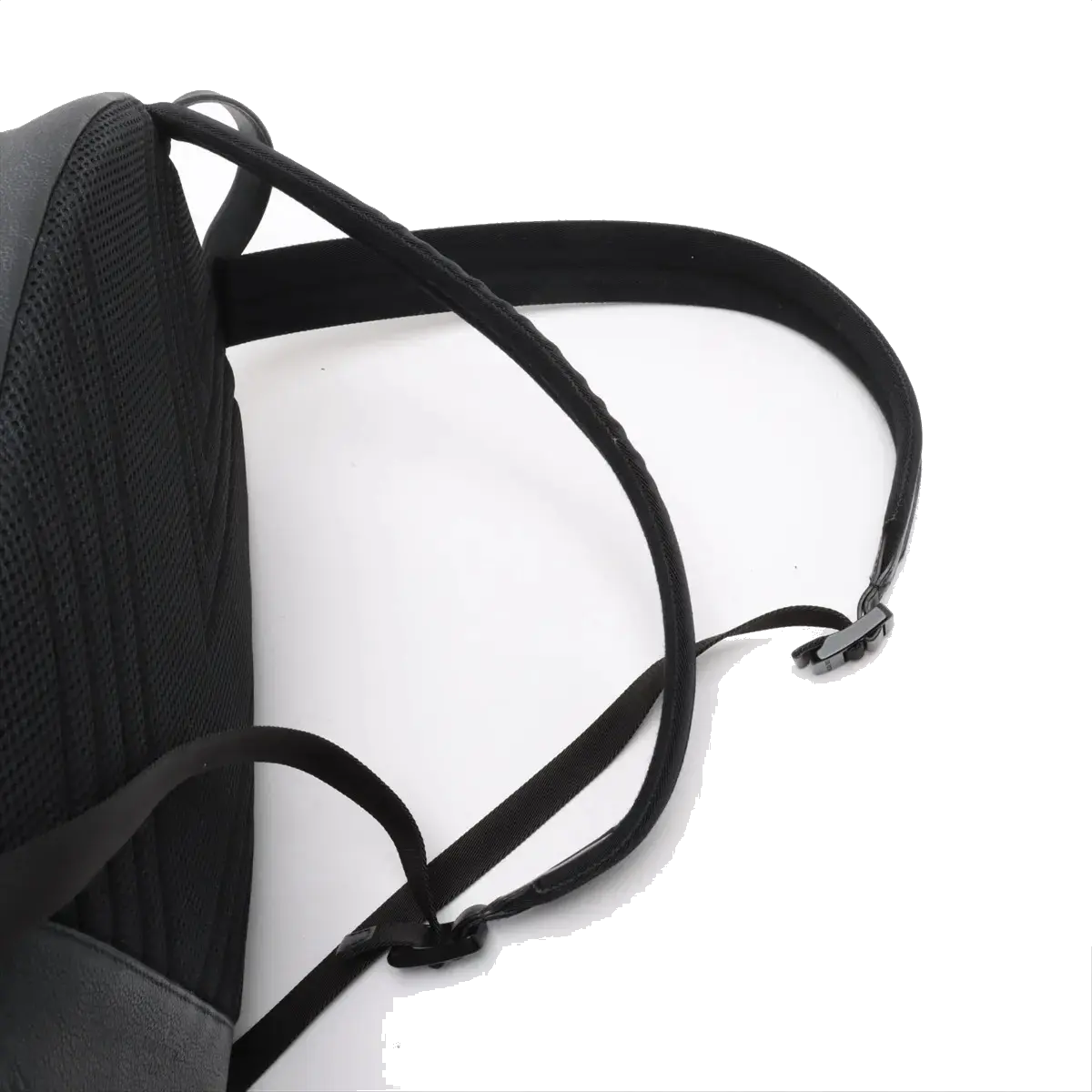 Pre-Loved Takeoff Backpack Leather with Black Hardware, Black