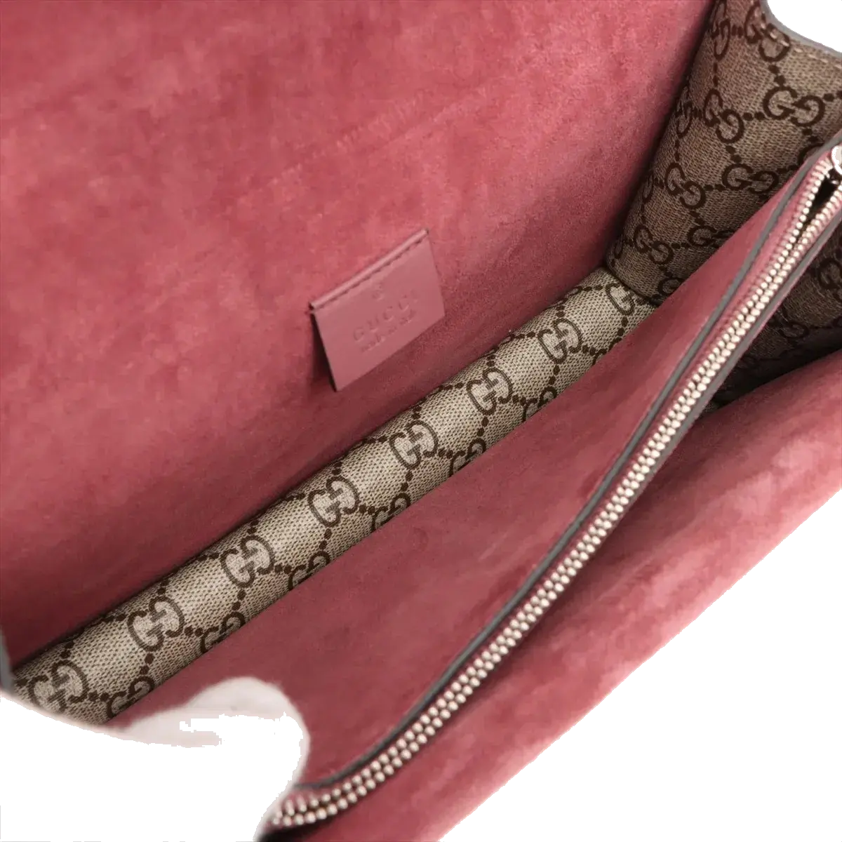 Pre-Loved Dionysus Blooms Shoulder Bag Monogram Coated Canvas Small with Aged Silver Hardware, Beige Ebony