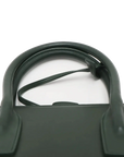Pre-Loved Sac de Jour Tote Leather Small with Gold Hardware, Dark Green
