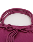 Pre-Loved Diorissimo Tote Oblique Coated Canvas with Silver Hardware, Magenta