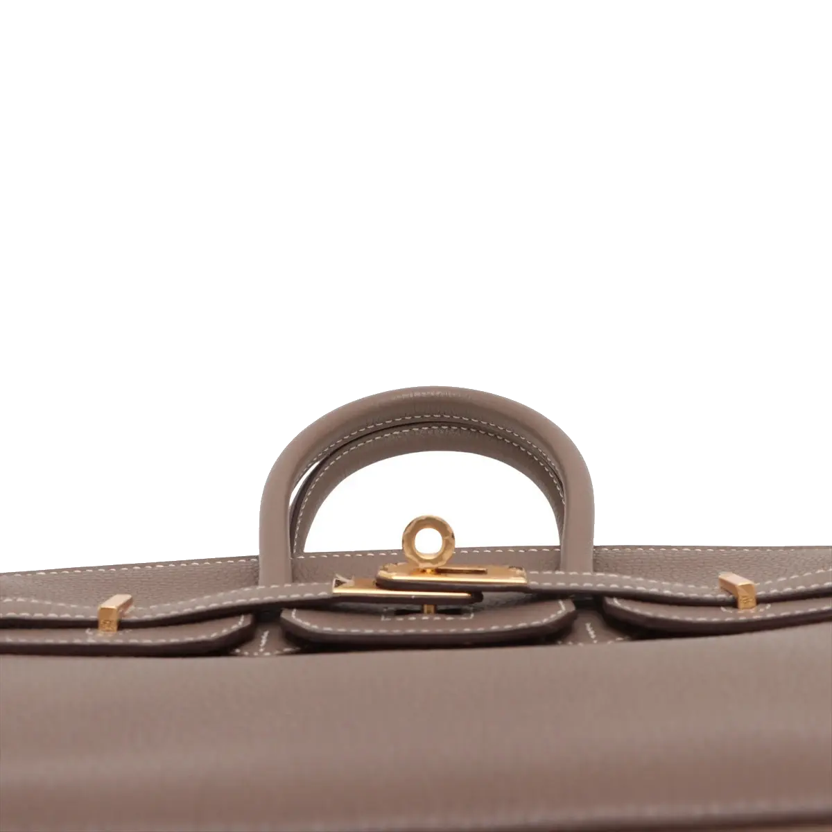 Pre-Loved Birkin Handbag Leather 25 with Gold Hardware, Etoupe